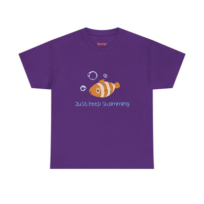 Just Keep Swimming Unisex Cotton Tee – It Ends With Us Inspired Shirt
