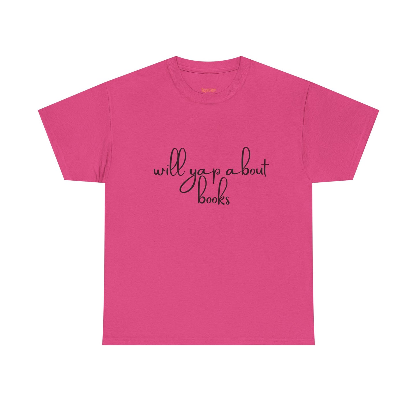 Book Lover Unisex Cotton Tee - 'Will Yap About Books'