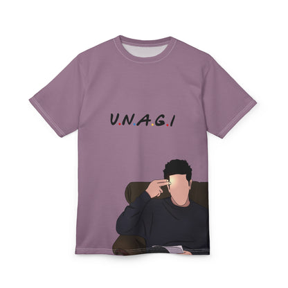 Unisex Artistic Tee - Casual Comfort with 'U.N.A.G.I.' Design
