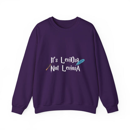 It's LeviOsa Not LeviOsA Crewneck Sweatshirt | Wizard Sweatshirt for Potter Fans