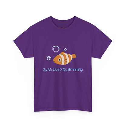 Just Keep Swimming Unisex Cotton Tee – It Ends With Us Inspired Shirt