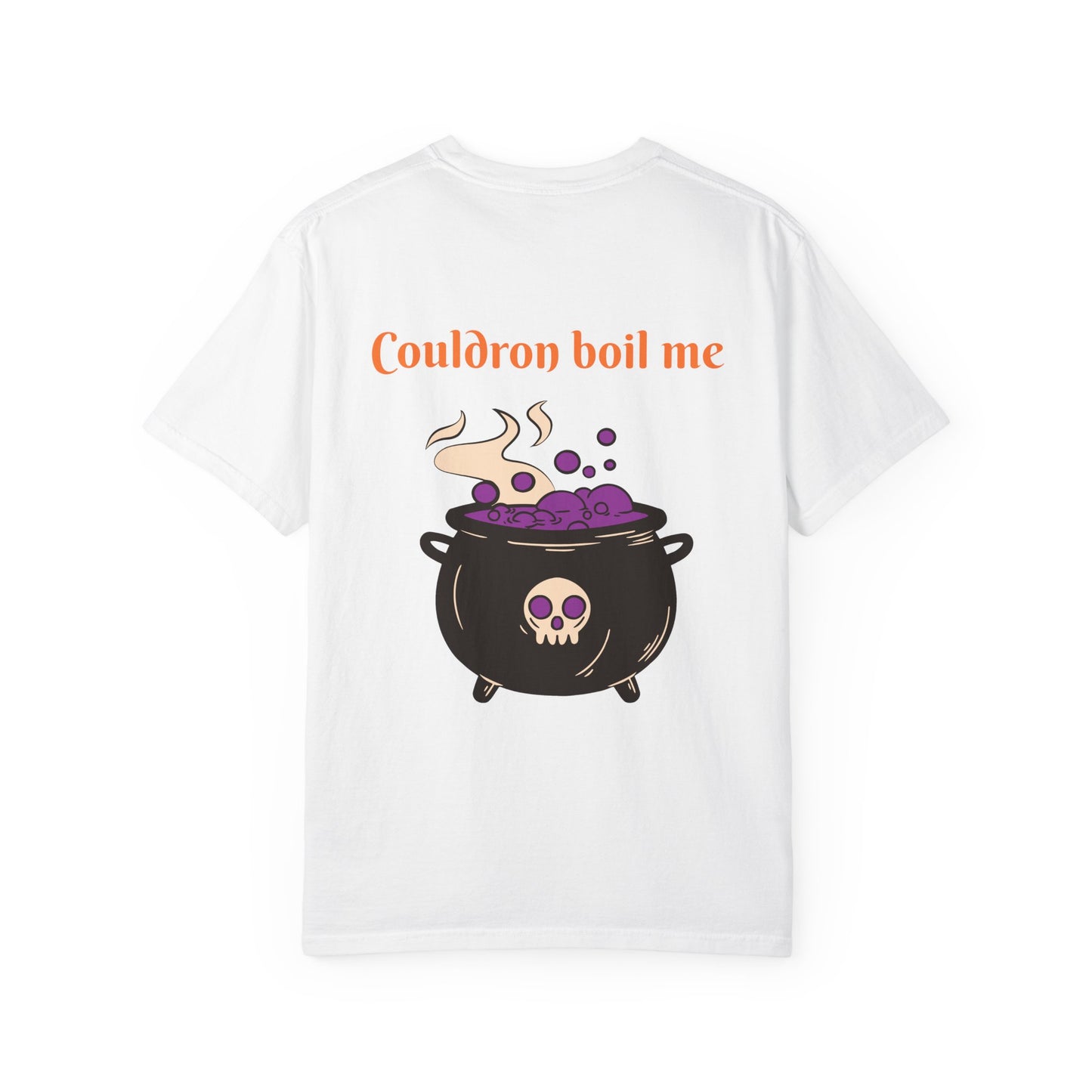 Cauldron Boil Me Halloween Unisex Garment-Dyed T-shirt