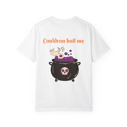 Cauldron Boil Me Halloween Unisex Garment-Dyed T-shirt