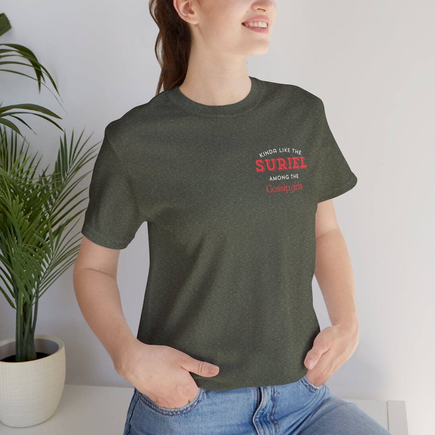 Suriel among gossip Unisex Jersey Short Sleeve Tee