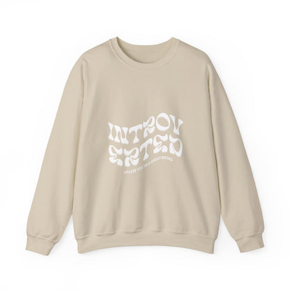 Introverted Book Lovers Sweatshirt - Unisex Heavy Blend™ Crewneck