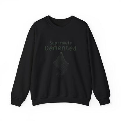 Supremely Demented Sweatshirt, Cozy Unisex Crewneck, Quirky Casual Wear | Harry Potter fans