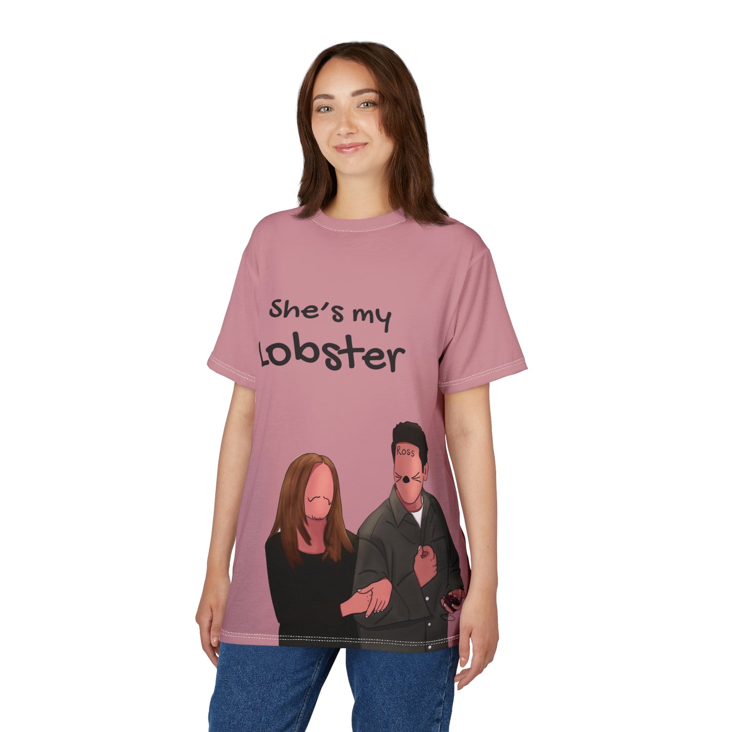 "She's my Lobster" Unisex Lobster Graphic Tee - Perfect for Friends Fans & Romantic Occasions