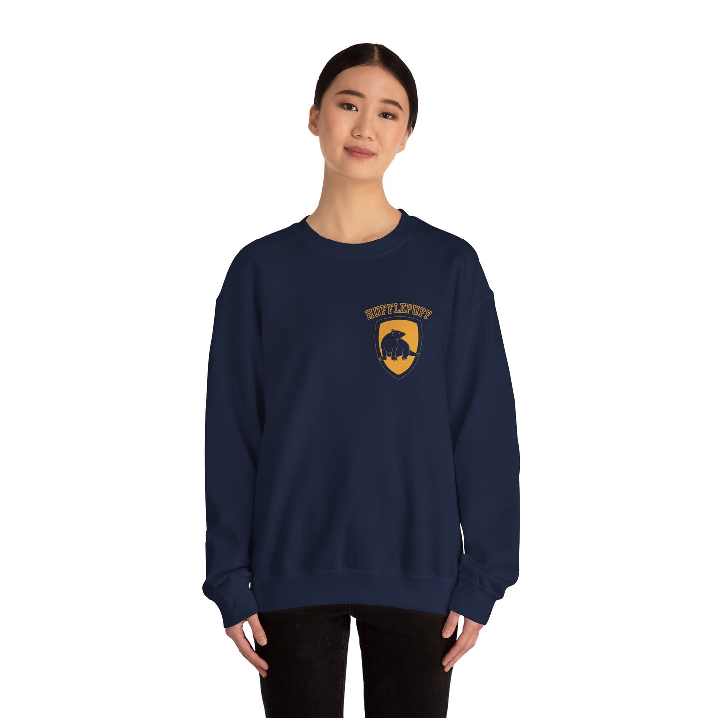 Hufflepuff Crewneck Sweatshirt - Unisex Heavy Blend™ | Cozy & Stylish for Fans