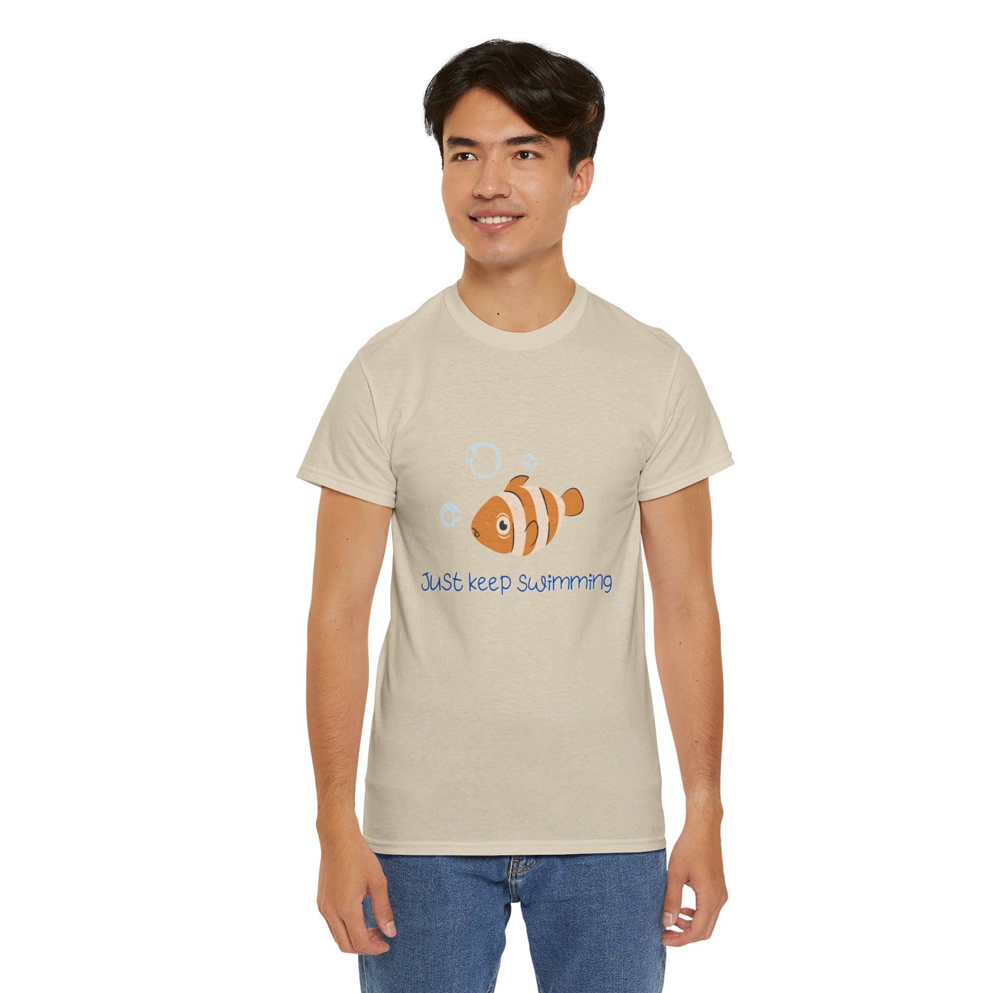 Just Keep Swimming Unisex Cotton Tee – It Ends With Us Inspired Shirt