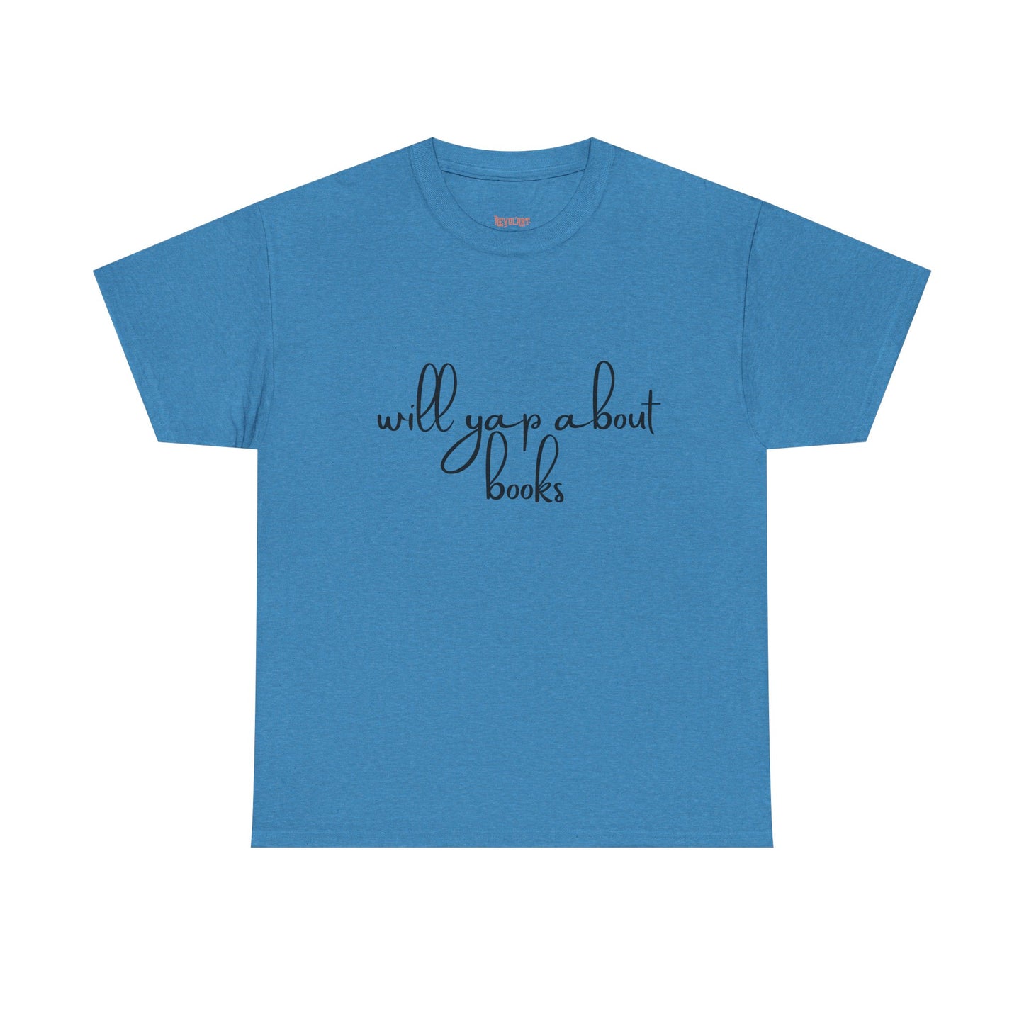 Book Lover Unisex Cotton Tee - 'Will Yap About Books'