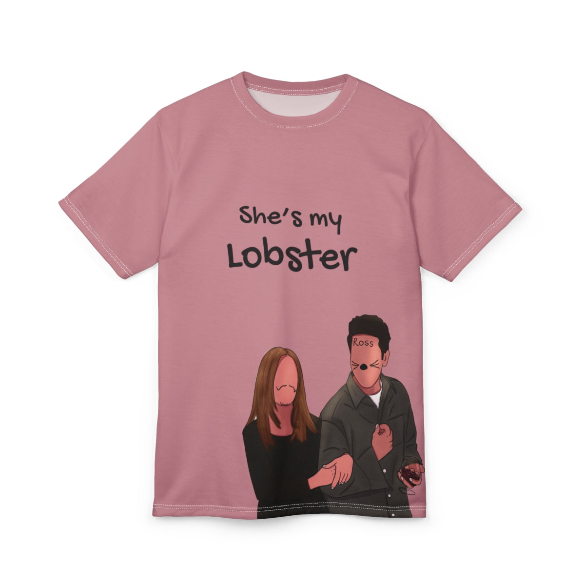 “He’s/She’s My Lobster” Matching T-Shirts – Friends TV Show Inspired Couple Bundle